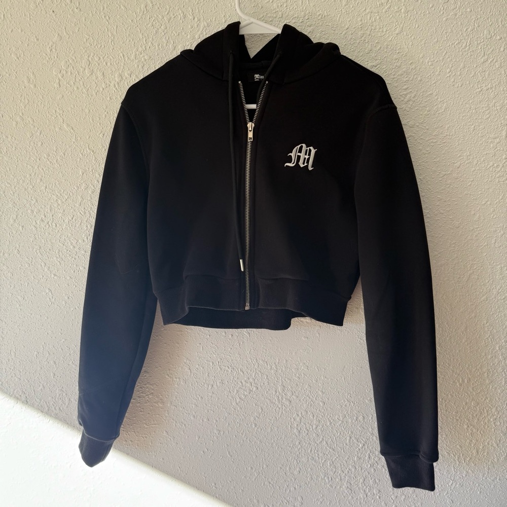 Miss Me Away Hoodie Crop Sweater - Picture 4 of 7